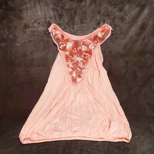 Women's pink tank top